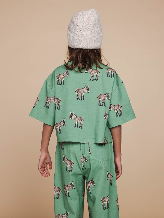 Donkeys Cropped T-shirt en Wijde broek set Kids from SNURK