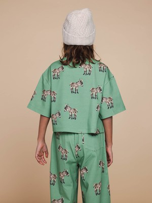 Donkeys Cropped T-shirt en Wijde broek set Kids from SNURK
