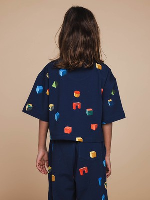 Building Blocks Cropped T-Shirt Kids from SNURK