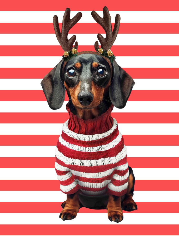 Pierre Xmas Cropped T-Shirt Kids from SNURK