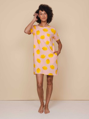 Lemon T-shirt Dress Dames from SNURK