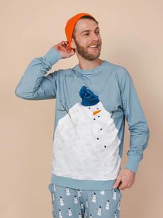 Mr Snowman Sweater Heren via SNURK