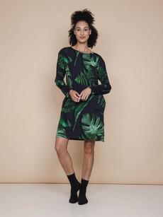 Dark Forest Long Sleeve Dress Dames via SNURK
