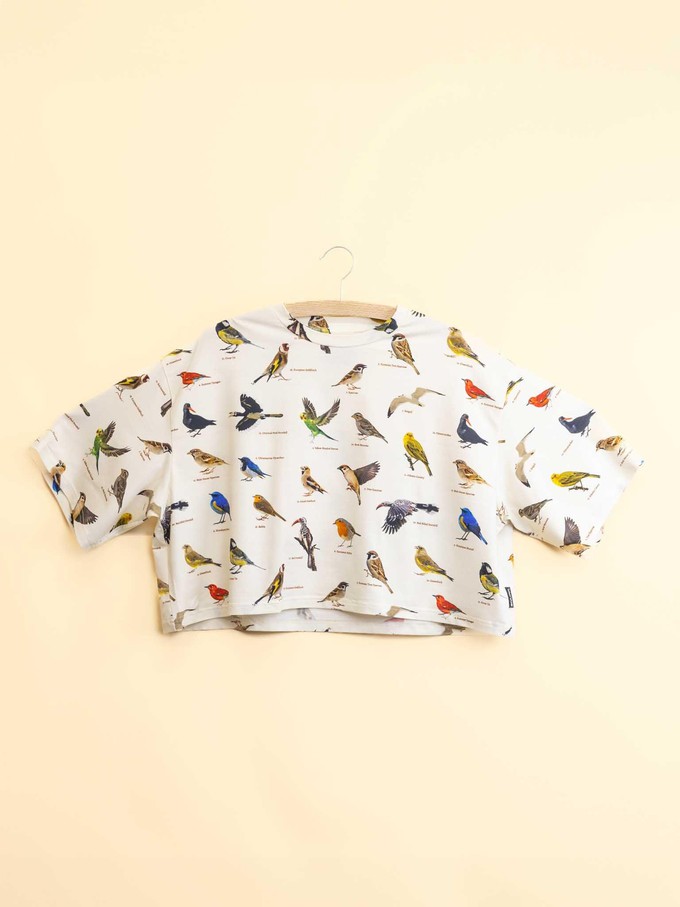 Bird Watching Cropped T-Shirt Dames from SNURK