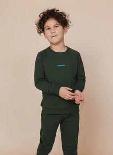 Dark Green Sweater Kids via SNURK