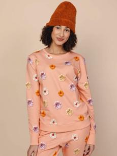 Flower Power Sweater Dames via SNURK