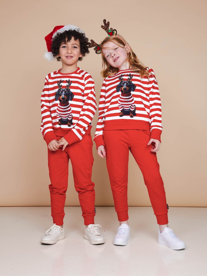 Coral Red Broek Kids from SNURK