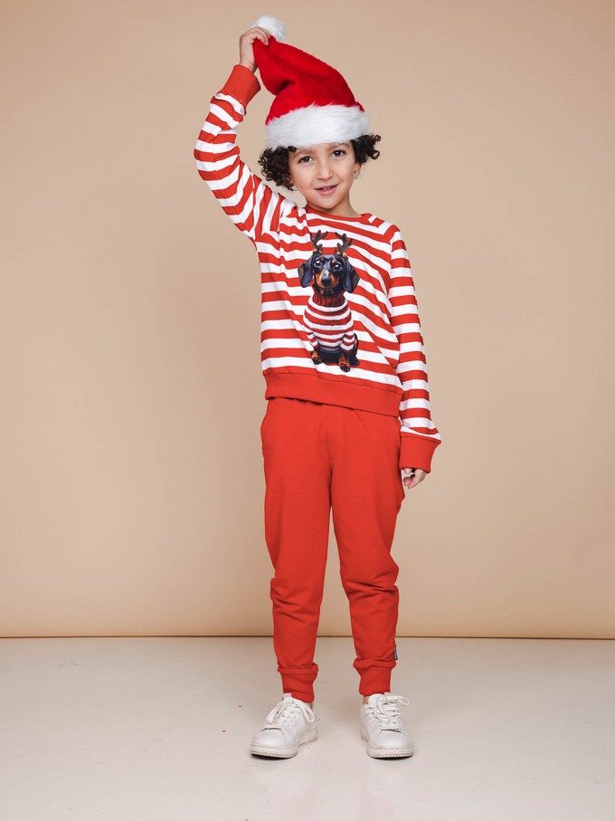 Coral Red Broek Kids from SNURK
