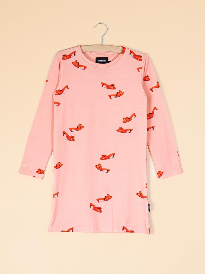 Rode Schoentjes Long Sleeve Dress Kids from SNURK
