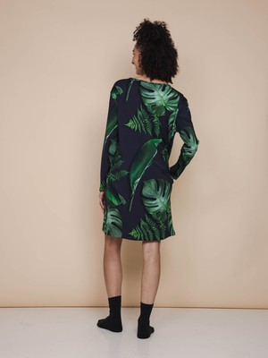 Dark Forest Long Sleeve Dress Dames from SNURK