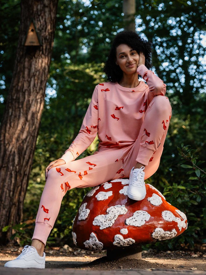Rode Schoentjes Sweater en Broek set Dames from SNURK