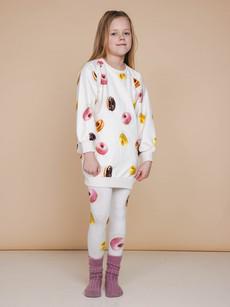 Donuts Sweater Dress en Legging set Kids via SNURK