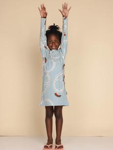 Python Long Sleeve Dress Kids via SNURK