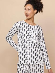 Penguin T-shirt lange mouwen Dames via SNURK