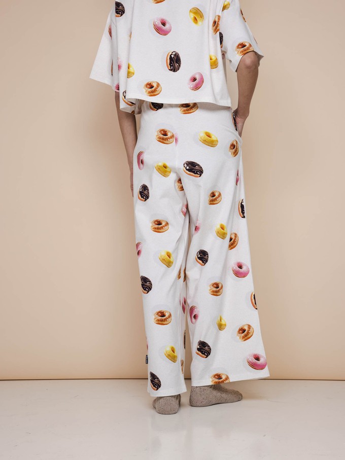 Donuts Cropped T-Shirt en Wijde broek set Dames from SNURK