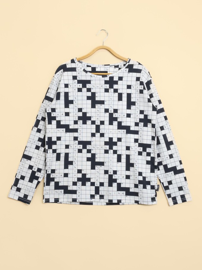 Crossword Long Sleeve T-shirt Dames from SNURK
