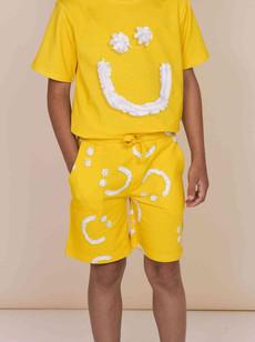 Smiles Yellow Korte Broek Kinderen via SNURK