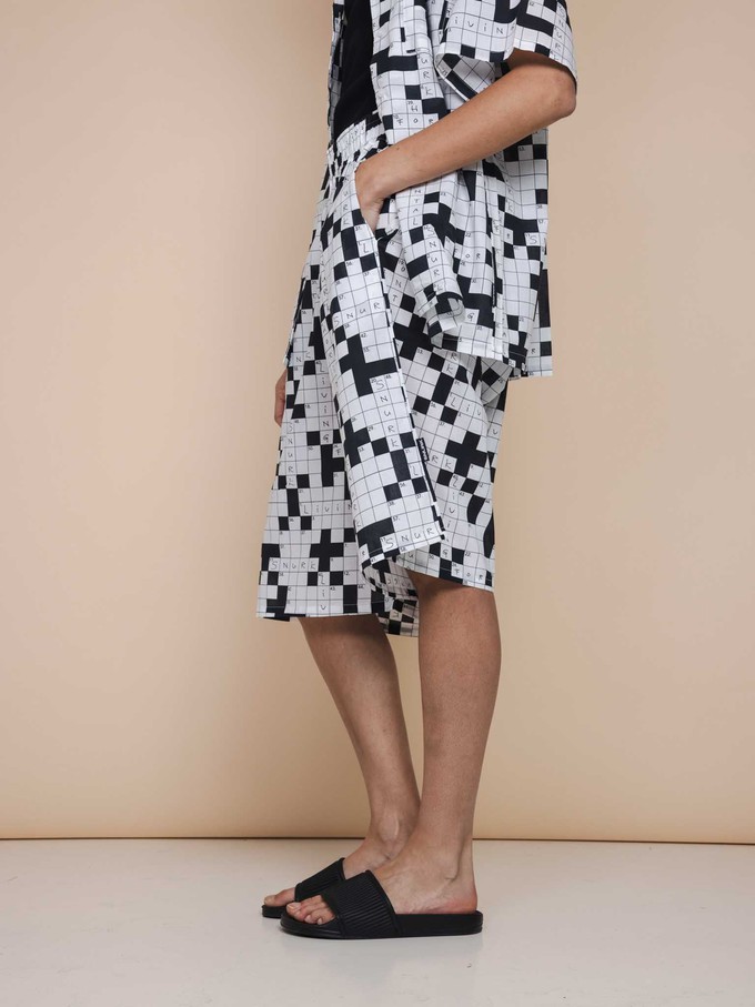 Crossword Wide-Leg Shorts Dames from SNURK