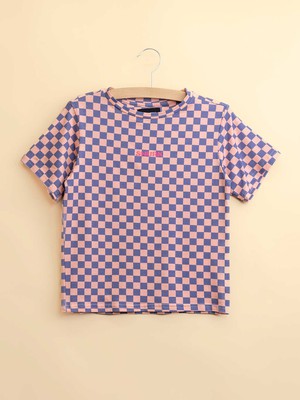 Check T-shirt en Shorts set Kids from SNURK