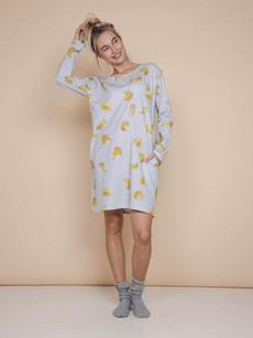 Chips Long Sleeve Dress Dames via SNURK