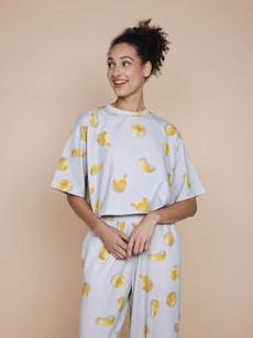 Chips Cropped T-shirt Dames via SNURK