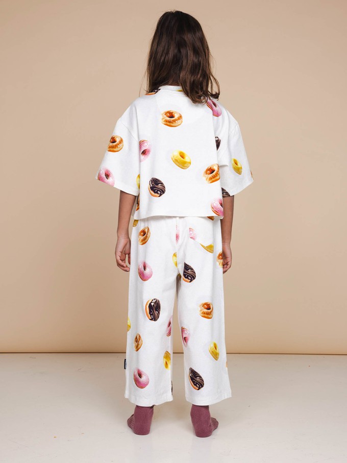 Donuts Cropped T-shirt en Wijde broek set Kids from SNURK