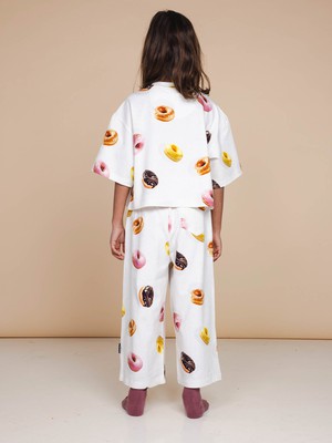 Donuts Cropped T-shirt en Wijde broek set Kids from SNURK