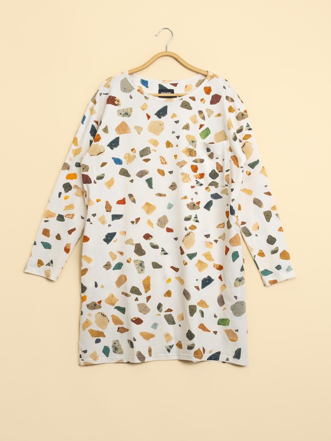 Terrazzo Long Sleeve Dress Dames from SNURK