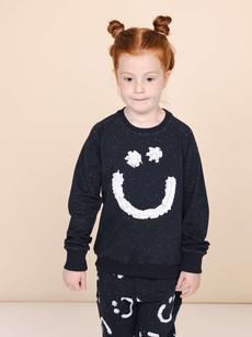 Smiles Black Sweater Kinderen via SNURK