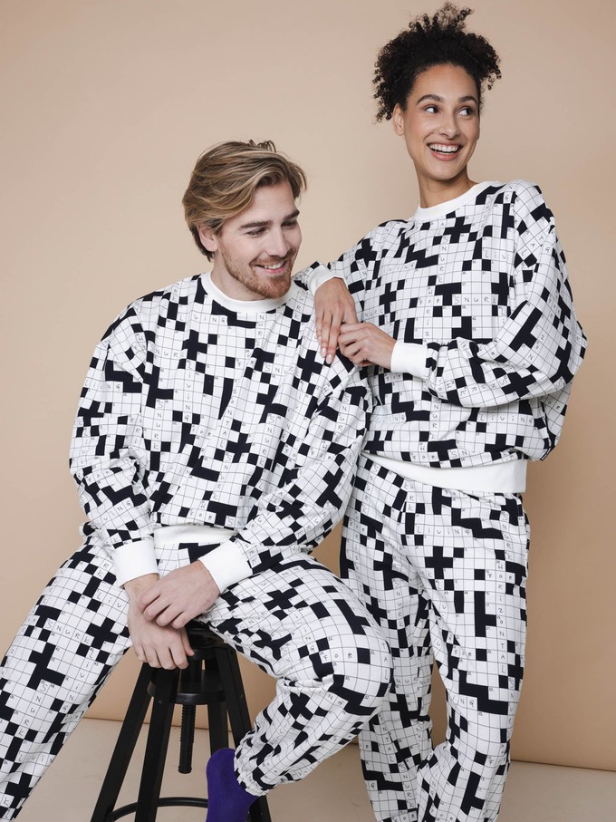 Crossword Sweater en Broek set Unisex from SNURK