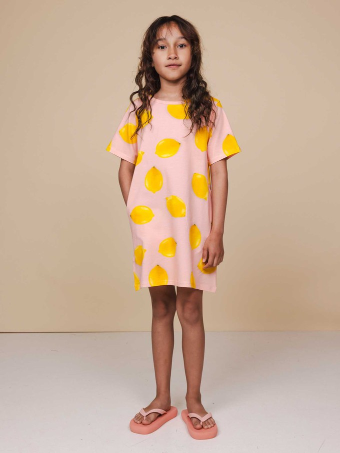 Lemon T-shirt Dress Kids from SNURK