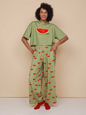 Watermelon Wijde broek Dames from SNURK