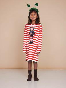 Pierre Xmas Long Sleeve Dress Kids via SNURK