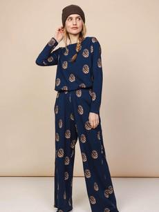 Pinecones T-shirt lange mouwen en Wijde broek set Dames via SNURK