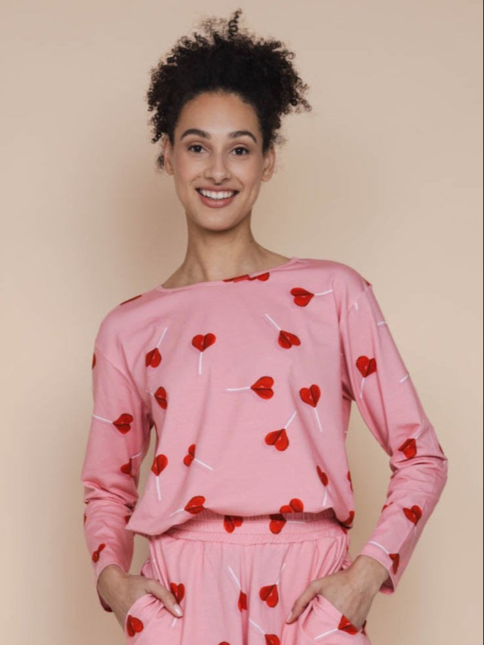 Lollipop Love Long Sleeve T-shirt Dames from SNURK