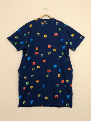 Building Blocks Relaxed Tee Dress Dames from SNURK