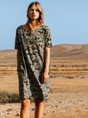 Binoculars T-shirt Dress Dames from SNURK
