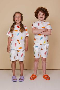 Popsicles T-shirt en Shorts set Kids via SNURK