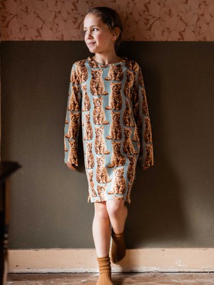 Bowie Long Sleeve Dress Kids from SNURK