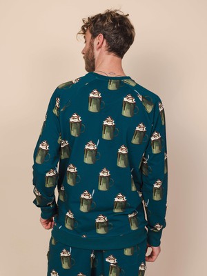 Hot Choco All Over Sweater Heren from SNURK