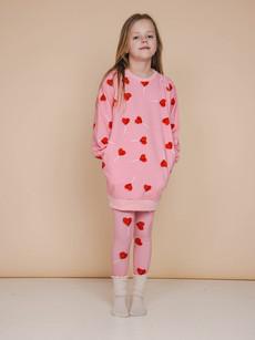 Lollipop Love Sweater Dress en Legging set Kids via SNURK