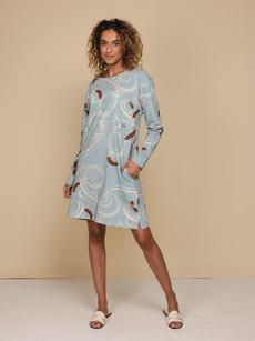 Python Long Sleeve Dress Dames via SNURK