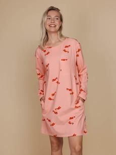 Rode Schoentjes Long Sleeve Dress Dames via SNURK