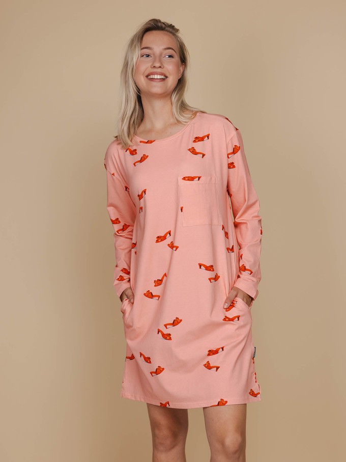 Rode Schoentjes Long Sleeve Dress Dames from SNURK