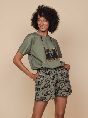 Binoculars T-shirt en Shorts set Dames from SNURK