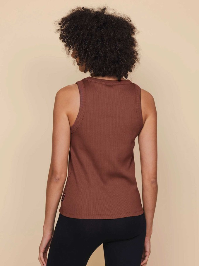 Dark Dusty Rose Tanktop Dames from SNURK
