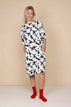 Crossword Relaxed Tee Dress Dames via SNURK