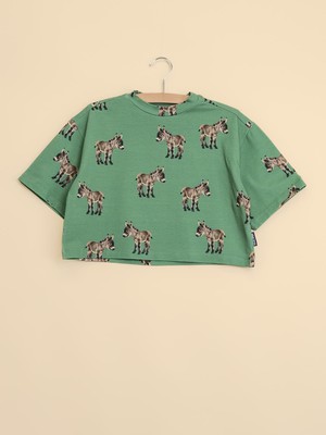 Donkeys Cropped T-Shirt Kids from SNURK
