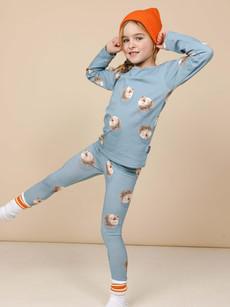 Hedgy Blue Legging Kinderen via SNURK