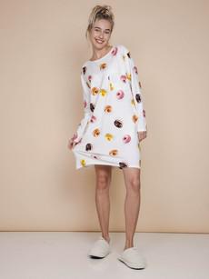 Donuts Long Sleeve Dress Dames via SNURK